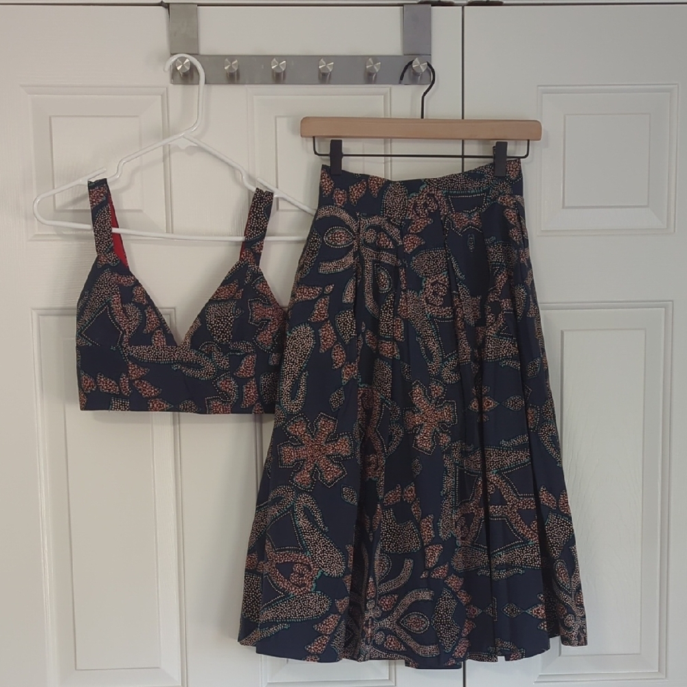 H&M Florial Skirt Set with Elegant Design